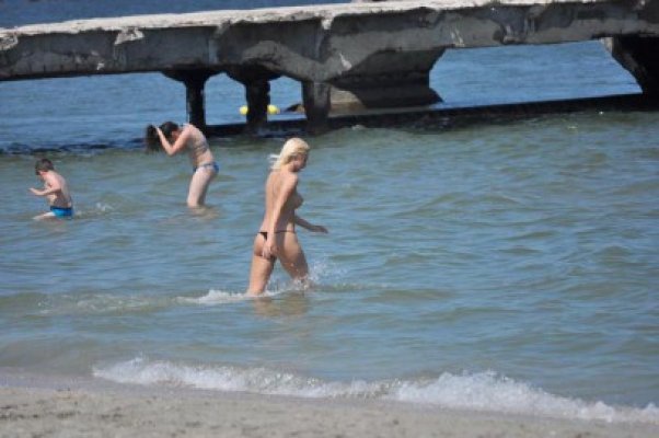 Turiştii au votat pe plajă, la Mamaia